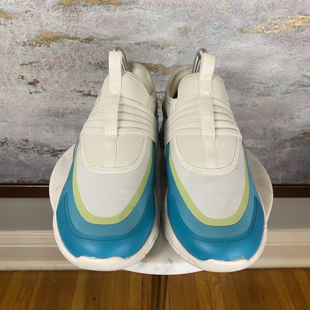 Vionic Vayda Shoes Womens Size 7.5 White Blue Slip On Walking Comfort Sneakers - Picture 3 of 11